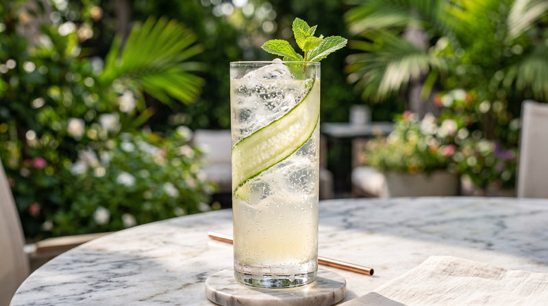 Sparkling Yuzu & Cucumber Fizz
