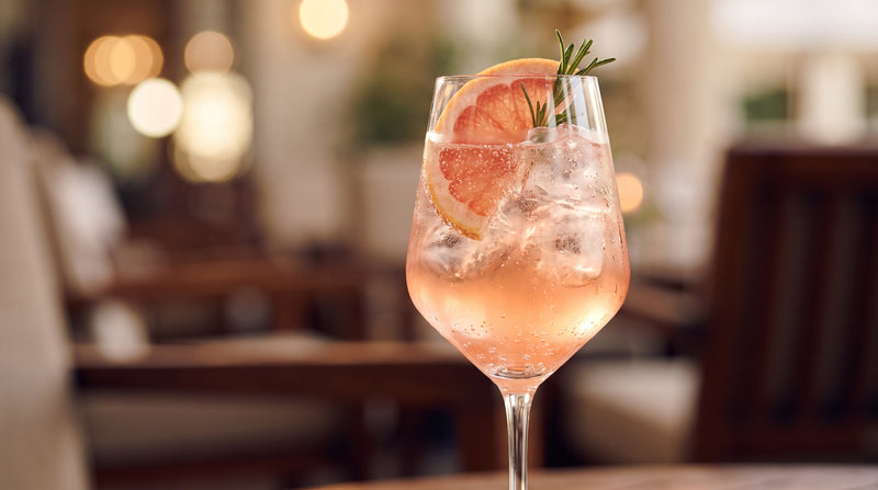 Sparkling Lillet Rosé Royale