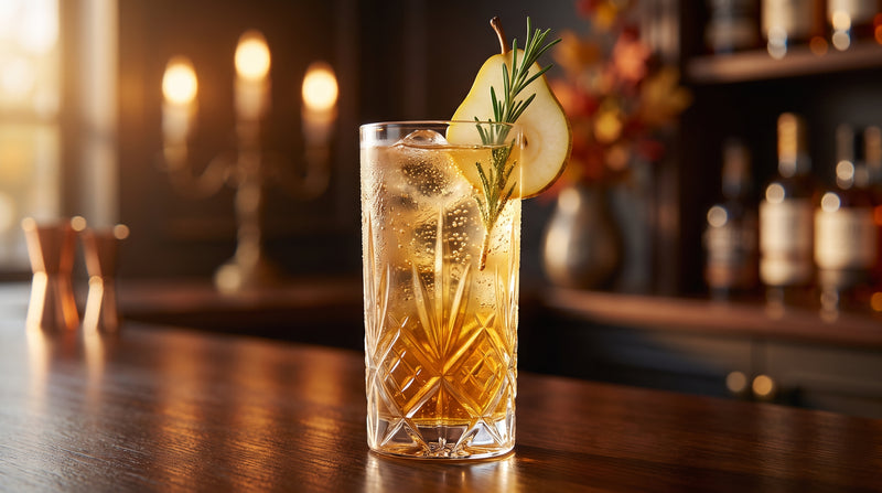 Spiced Autumn Pear Fizz