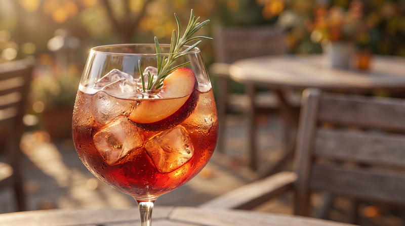 Spiced Plum Gin Spritz